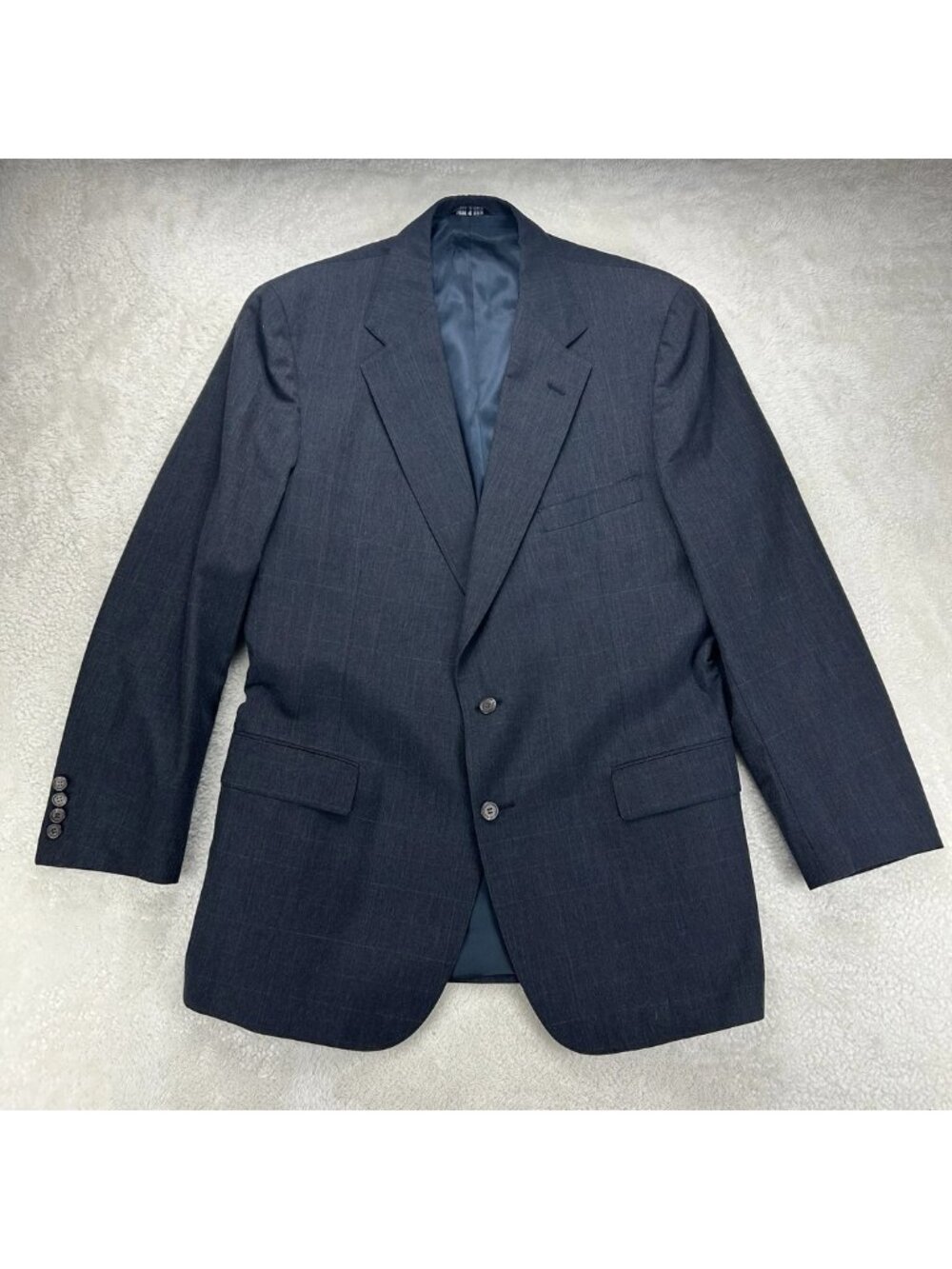 Vintage Polo University Club Ralph Lauren Blazer Mens 44 Navy Wool‎ Made In USA